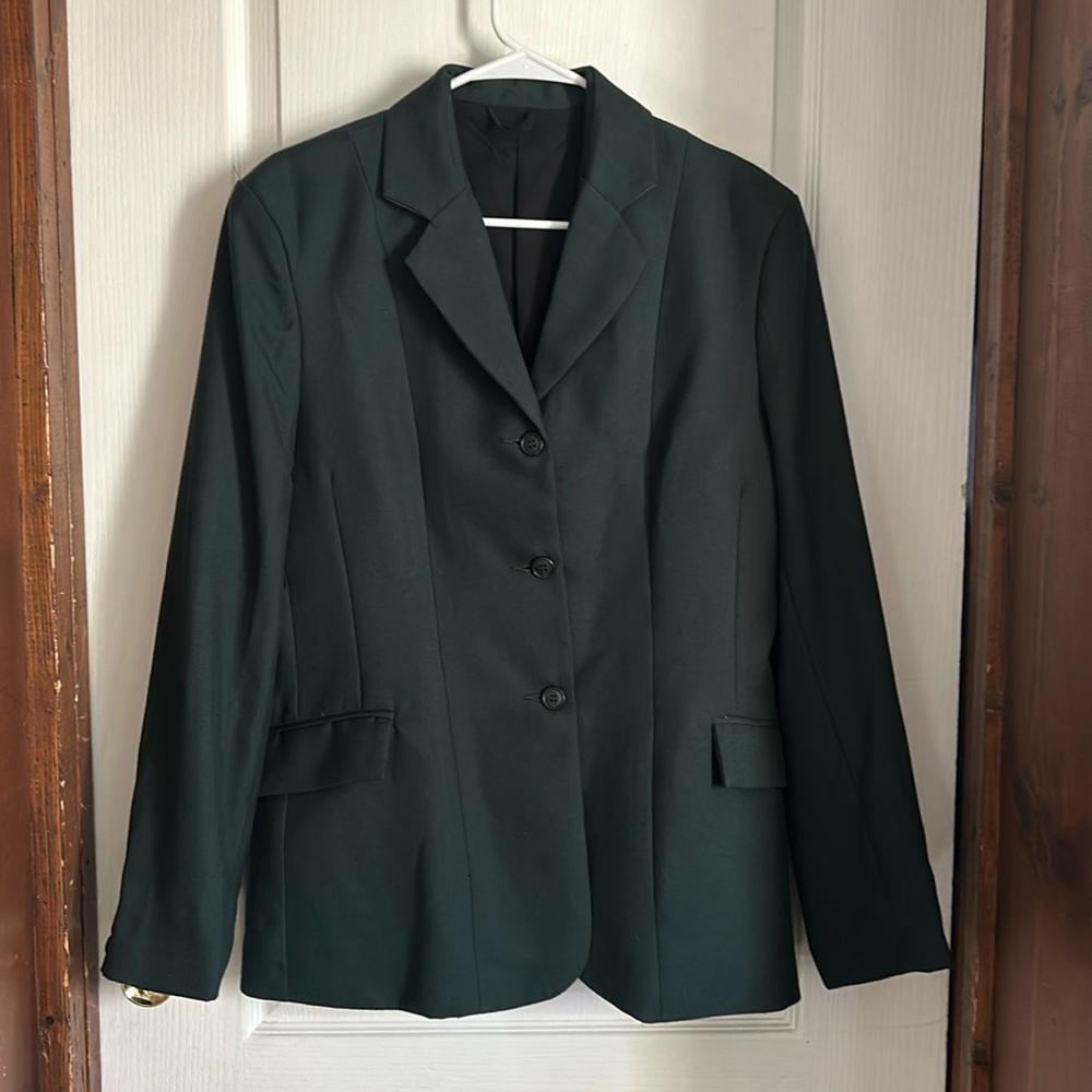 Tuffrider Ladies Hunter green jacket
